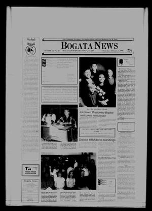 Bogata News (Bogata, Tex.), Vol. 85, No. 41, Ed. 1 Thursday, February 1, 1996