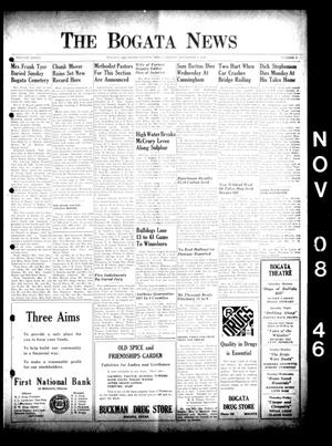 Primary view of object titled 'The Bogata News (Bogata, Tex.), Vol. 36, No. 2, Ed. 1 Friday, November 8, 1946'.