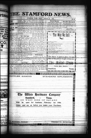 The Stamford News. (Stamford, Tex.), Vol. [6], No. 48, Ed. 1 Friday, January 26, 1906