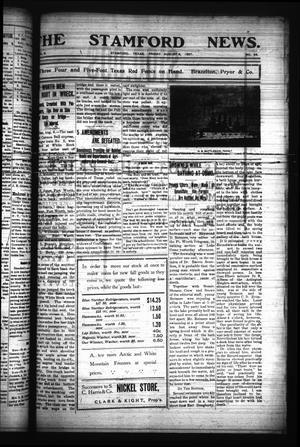 Primary view of object titled 'The Stamford News. (Stamford, Tex.), Vol. 8, No. 24, Ed. 1 Friday, August 9, 1907'.