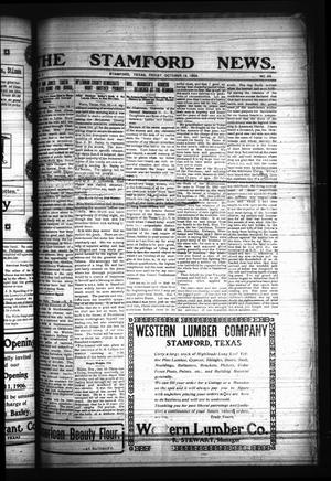The Stamford News. (Stamford, Tex.), Vol. 7, No. 34, Ed. 1 Friday, October 19, 1906