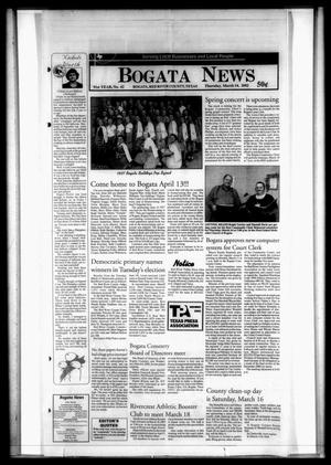 Bogata News (Bogata, Tex.), Vol. 91, No. 42, Ed. 1 Thursday, March 14, 2002
