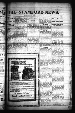 The Stamford News. (Stamford, Tex.), Vol. 6, No. 26, Ed. 1 Friday, August 25, 1905