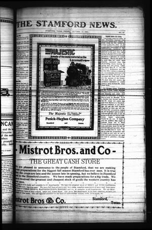 The Stamford News. (Stamford, Tex.), Vol. [6], No. 33, Ed. 1 Friday, October 13, 1905