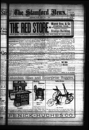 Primary view of object titled 'The Stamford News. (Stamford, Tex.), Vol. 5, No. 32, Ed. 1 Friday, October 7, 1904'.