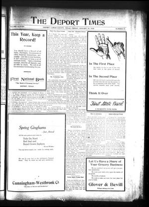 The Deport Times (Deport, Tex.), Vol. 11, No. 51, Ed. 1 Friday, January 16, 1920