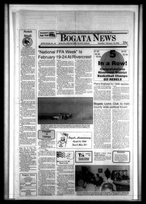 Bogata News (Bogata, Tex.), Vol. 85, No. 44, Ed. 1 Thursday, February 22, 1996