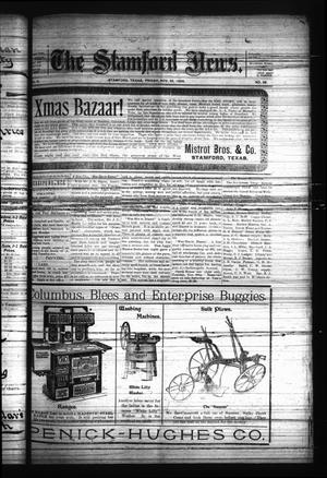 Primary view of object titled 'The Stamford News. (Stamford, Tex.), Vol. 5, No. 39, Ed. 1 Friday, November 25, 1904'.