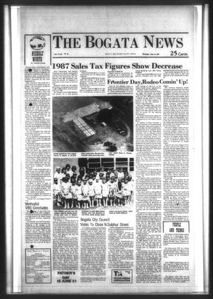 Primary view of object titled 'The Bogata News (Bogata, Tex.), Vol. 76, No. 38, Ed. 1 Thursday, June 18, 1987'.