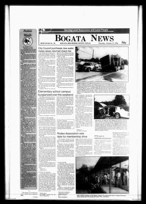 Bogata News (Bogata, Tex.), Vol. 86, No. 26, Ed. 1 Thursday, October 17, 1996