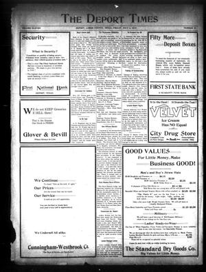 The Deport Times (Deport, Tex.), Vol. 11, No. 27, Ed. 1 Friday, July 4, 1919