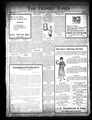 The Deport Times (Deport, Tex.), Vol. 11, No. 8, Ed. 1 Friday, February 21, 1919