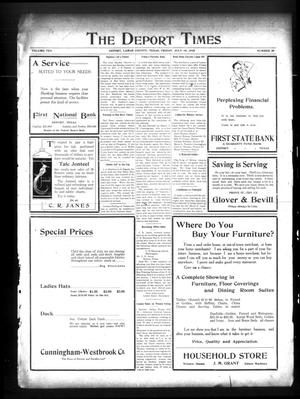 The Deport Times (Deport, Tex.), Vol. 10, No. 29, Ed. 1 Friday, July 19, 1918
