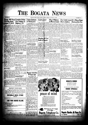 The Bogata News (Bogata, Tex.), Vol. 38, No. 42, Ed. 1 Friday, August 11, 1950