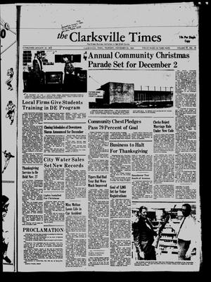 Primary view of object titled 'The Clarksville Times (Clarksville, Tex.), Vol. 97, No. 44, Ed. 1 Thursday, November 20, 1969'.