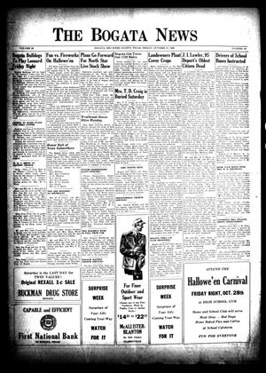 The Bogata News (Bogata, Tex.), Vol. 38, No. 52, Ed. 1 Friday, October 21, 1949