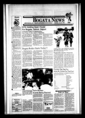 Primary view of object titled 'Bogata News (Bogata, Tex.), Vol. 83, No. 10, Ed. 1 Thursday, June 24, 1993'.