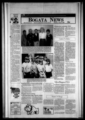 Bogata News (Bogata, Tex.), Vol. 89, No. 43, Ed. 1 Thursday, March 9, 2000