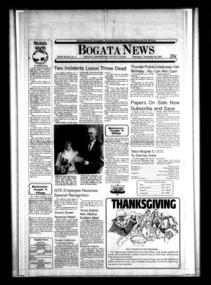 Bogata News (Bogata, Tex.), Vol. 82, No. 2, Ed. 1 Thursday, November 26, 1992