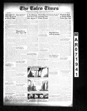 Primary view of object titled 'The Talco Times (Talco, Tex.), Vol. 6, No. 4, Ed. 1 Friday, March 7, 1941'.