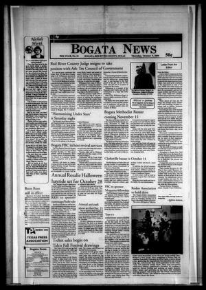 Bogata News (Bogata, Tex.), Vol. 90, No. 21, Ed. 1 Thursday, October 5, 2000