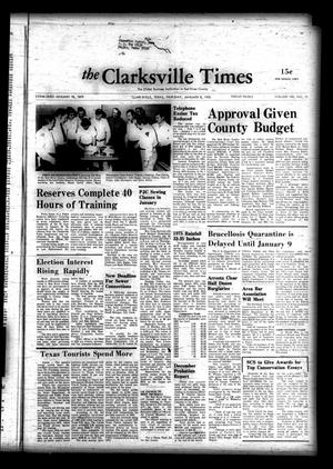The Clarksville Times (Clarksville, Tex.), Vol. 103, No. 51, Ed. 1 Thursday, January 8, 1976