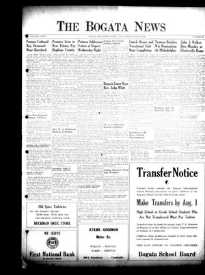 The Bogata News (Bogata, Tex.), Vol. 37, No. 38, Ed. 1 Friday, July 16, 1948