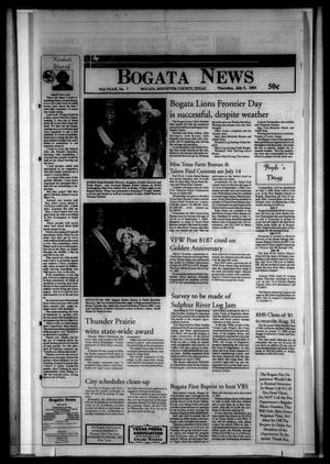 Bogata News (Bogata, Tex.), Vol. 91, No. 7, Ed. 1 Thursday, July 5, 2001