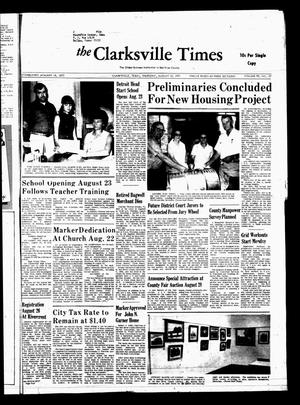 Primary view of object titled 'The Clarksville Times (Clarksville, Tex.), Vol. 99, No. 27, Ed. 1 Thursday, August 12, 1971'.