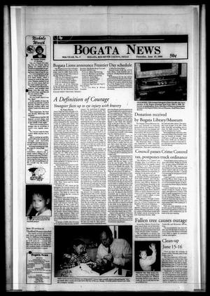 Primary view of object titled 'Bogata News (Bogata, Tex.), Vol. 90, No. 5, Ed. 1 Thursday, June 15, 2000'.