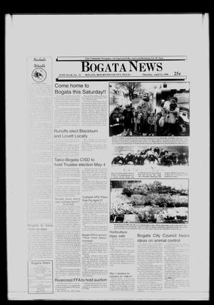 Bogata News (Bogata, Tex.), Vol. 85, No. 51, Ed. 1 Thursday, April 11, 1996