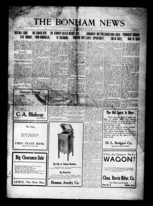 Primary view of object titled 'The Bonham News (Bonham, Tex.), Vol. 56, No. 24, Ed. 1 Friday, July 15, 1921'.