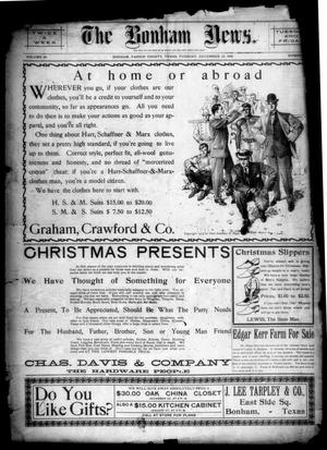 The Bonham News. (Bonham, Tex.), Vol. 40, No. [55], Ed. 1 Tuesday, December 12, 1905