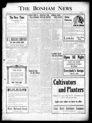 The Bonham News (Bonham, Tex.), Vol. 52, No. 99, Ed. 1 Tuesday, April 2, 1918