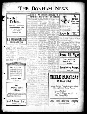 The Bonham News (Bonham, Tex.), Vol. 52, No. 83, Ed. 1 Tuesday, February 5, 1918