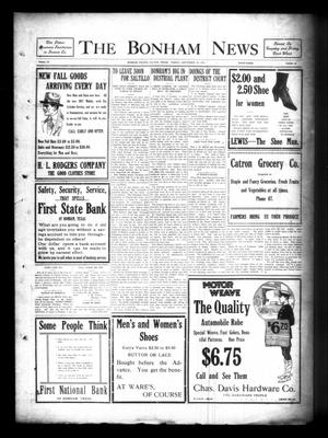 The Bonham News (Bonham, Tex.), Vol. 51, No. 46, Ed. 1 Friday, September 29, 1916