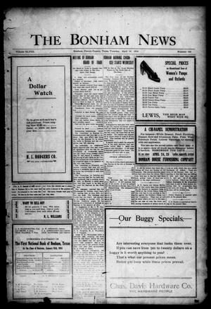 The Bonham News (Bonham, Tex.), Vol. 48, No. 102, Ed. 1 Tuesday, April 14, 1914