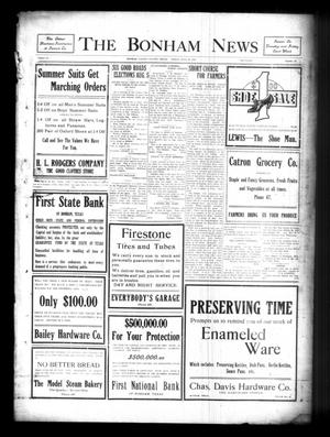 The Bonham News (Bonham, Tex.), Vol. 51, No. 20, Ed. 1 Friday, June 30, 1916