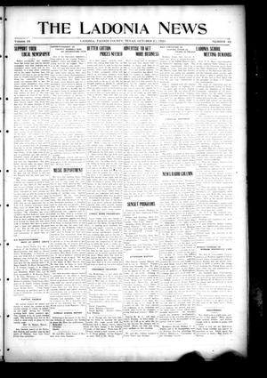 The Ladonia News (Ladonia, Tex.), Vol. 46, No. 42, Ed. 1 Friday, October 22, 1926