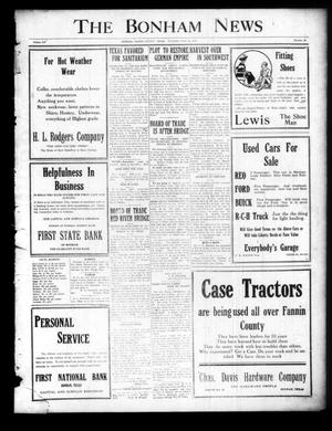 The Bonham News (Bonham, Tex.), Vol. 54, No. 29, Ed. 1 Tuesday, July 29, 1919