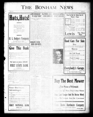 The Bonham News (Bonham, Tex.), Vol. 54, No. 17, Ed. 1 Tuesday, June 17, 1919