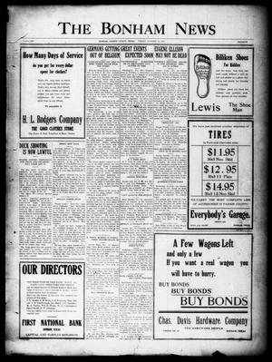 The Bonham News (Bonham, Tex.), Vol. 53, No. 52, Ed. 1 Friday, October 18, 1918