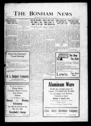 The Bonham News (Bonham, Tex.), Vol. 54, No. 54, Ed. 1 Friday, October 24, 1919