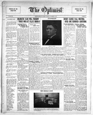 The Optimist (Abilene, Tex.), Vol. 13, No. 12, Ed. 1, Thursday, December 10, 1925