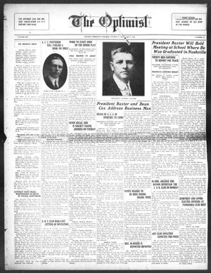 The Optimist (Abilene, Tex.), Vol. 13, No. 18, Ed. 1, Thursday, February 4, 1926