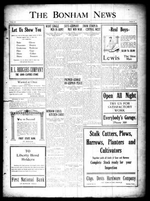 The Bonham News (Bonham, Tex.), Vol. 52, No. 75, Ed. 1 Tuesday, January 8, 1918
