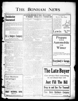 The Bonham News (Bonham, Tex.), Vol. 53, No. 72, Ed. 1 Friday, December 27, 1918