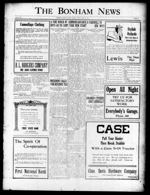 The Bonham News (Bonham, Tex.), Vol. 53, No. 12, Ed. 1 Friday, May 31, 1918