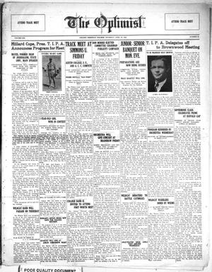 The Optimist (Abilene, Tex.), Vol. 13, No. 30, Ed. 1, Thursday, April 29, 1926