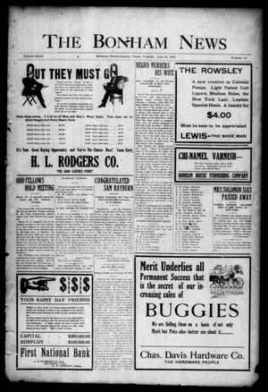The Bonham News (Bonham, Tex.), Vol. 49, No. 16, Ed. 1 Tuesday, June 16, 1914